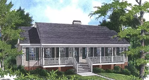 image of affordable farmhouse plan 5838